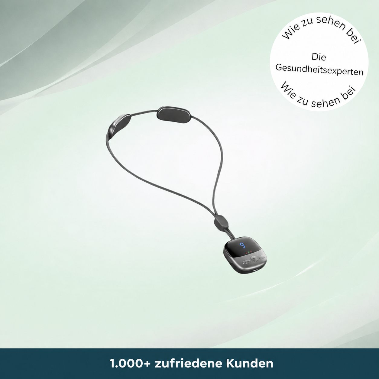 NACERVA™ | Intelligentes EMS-Nackenmassagegerät gegen Nackenbuckel & chronische Nackenschmerzen
