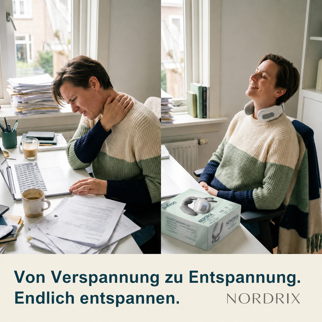 NEXORA™ | Wärme-Tiefenentspannung für Nacken & Schultern
