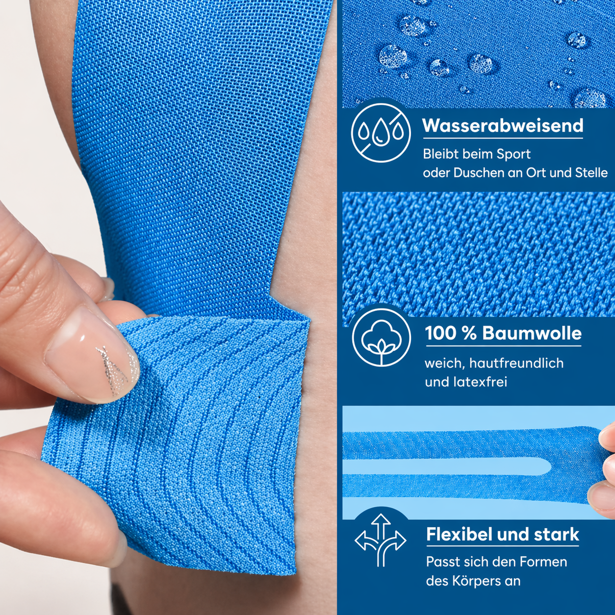 FLEXTAPE™ – Kinesiotape für dein Knie